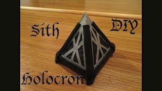 DIY Sith Holocron  How to make Cosplay Props and Star Wars [upl. by Chicky]