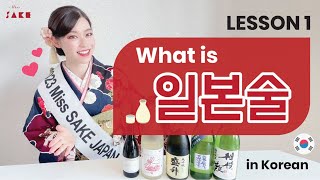 【SAKE 101】Lesson 1 What is 일본술 in 한국어 by 2023 Miss SAKE Japan Kotoko Yamada [upl. by Doerrer]