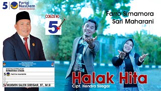 Halak Hita  Farro Simamora amp Sari Maharani  Cipt Hendra Siregar [upl. by Dauf]