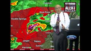 April 27 2011 Historic Tornado Outbreak  ABC 3340 Live Coverage 245pm1130pm [upl. by Ayik]