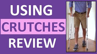 How to Use Crutches  2 3 4Point Gait SwingToThrough Stairs Nursing NCLEX [upl. by Onaivatco938]