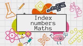 Index numbers  Maths [upl. by Fanchet]