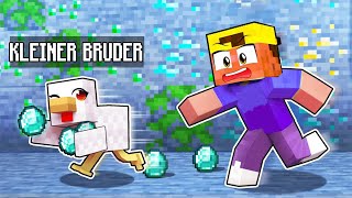 KLEINER BRUDER trollt uns in Minecraft [upl. by Stone]