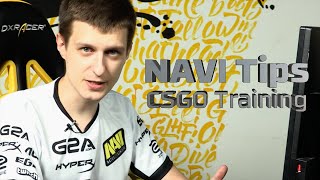 NaVi Starix CSGO Tips – Training Routine [upl. by Nosnorb74]