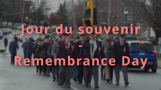 Jour du souvenir  Remembrance Day  ClarenceRockland [upl. by Reiner424]