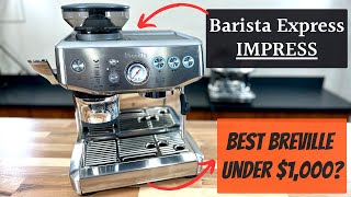 Breville Barista Express IMPRESS Review is this better than the Barista Pro [upl. by Yehudit]