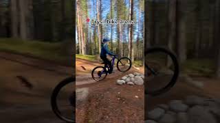 Nice jumps in trysil📍🇳🇴mtb ebike mountainbike downhill jump trysil [upl. by Norra]