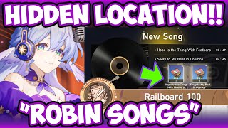 HIDDEN LOCATION ROBIN SONGS Music Honkai Star Rail HSR  Robin THEME OST Phonograph Disk Locations [upl. by Aidin]