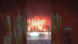 ACDC fireworks on Rock Festivals is always New Year Indio California 2023 [upl. by Moia881]