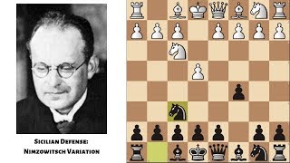 Sicilian Defense Nimzowitsch Variation Introduction [upl. by Eiramrefinnej]