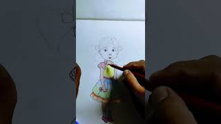 Pari Pencil color first time [upl. by Watts]