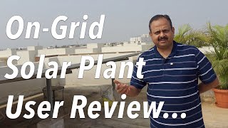 On Grid Solar Plant for over 25 Years  User Experience Review [upl. by Atiloj]