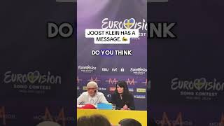 🇳🇱 Joost Klein EUROPAPA disqualified from Eurovision 2024 INTERVIEW  REHERSEAL [upl. by Atselec285]