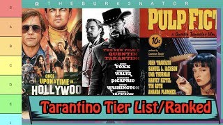 All 9 Quentin Tarantino Movies Ranked Tier List [upl. by Eniortna]