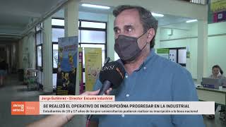 Se realizó el operativo de inscripción para la beca Progresar en la Industrial 28012022 [upl. by Amelie]