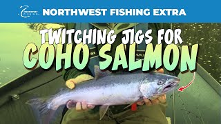 Twitching Jigs for Catching Coho Salmon [upl. by Remas]