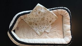 How to sew a baby nest  step by step tutorial to make your own dockatot [upl. by Eirb700]