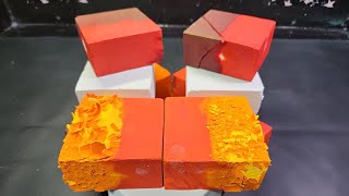 Birthday Crush  Dyed Chalk Blocks I Crispy  Flakey I ASMR I Oddly Satisfying [upl. by Fogarty]