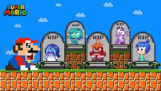 Super Mario Bros but Mario RIP All Inside Out Characters [upl. by Neicul]