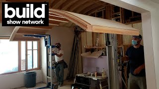 Building  Installing a Barrel Vaulted Ceiling [upl. by Aihtnys]