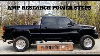 AMP RESEARCH POWER STEPS INSTALLED ON THE LBZ DURAMAX [upl. by Auhsohey438]