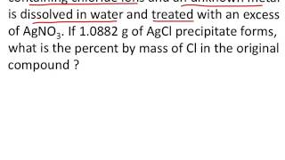 46 Gravimetrical Analysis [upl. by Rosemari]