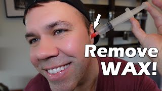 How To Remove Wax from Ears at Home Safely Using Hydrogen Peroxide or Olive Oil [upl. by Hiller]