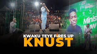 Kwaku Teye fires up KNUST🔥🔥🔥 [upl. by Gnilrac]