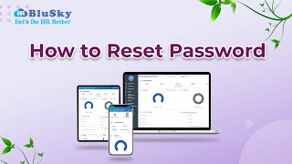 How To Reset Password in HRBluSky [upl. by Suolekcin]