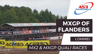 2023 MXGP of Flanders Lommel MX2 amp MXGP Qualifying Race [upl. by Mccreery]