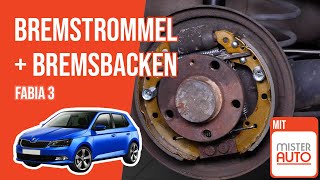 Wie Fabia 3 hintere Trommelbremse wechseln 🚗 [upl. by Riordan838]