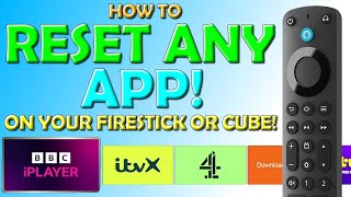 How To Reset ANY app on your Firestick or Cube [upl. by Plank]