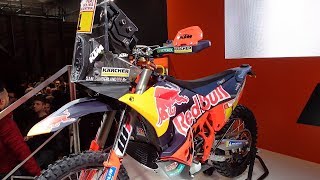 KTM 450 Factory Rally on EICMA 2017 [upl. by Hardin]