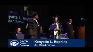 Mrs Kenyatta L Hopkins Graduation from Contra Costa College [upl. by Yee]