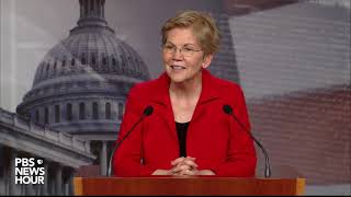 WATCH Elizabeth Warren holds briefing on “ultramillionaire” tax proposal [upl. by Deane]