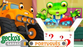 A Caixa Misteriosa  1 HORA de Garagem de Gecko em Português  Vídeos Educativos para Crianças [upl. by Mairhpe]