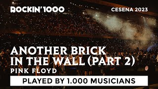 Another Brick In The Wall Part Two  Pink Floyd played by 1000 musicians  Rockin1000 [upl. by Hercules]