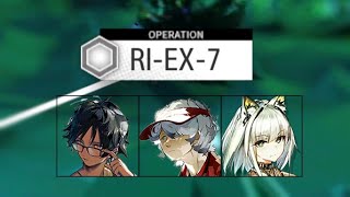 Arknights RIEX7 CM  3 Op Clear [upl. by Godfrey]