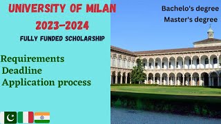 UNIVERSITY OF MILAN Requirements Application Process Bachelor’s and Master’s Degree [upl. by Xanthe602]