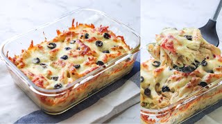 Baked Pasta Recipe  How To Make Baked Pasta  White Pasta Recipe [upl. by Ilan325]