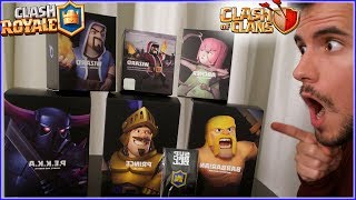 ¡¡ UNBOXING ESPECIAL SUPERCELL  EDICION LIMITADA CLASH ROYALE y CLASH OF CLANS [upl. by Rusert]