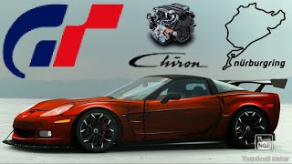 Gran Turismo 7  1851HP Chevrolet Corvette ZR1 C6 09 Pro Tune  Nurburgring  Chiron Engine Swap [upl. by Aiyram]