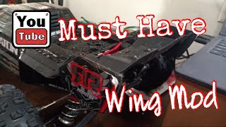 Arrma Kraton EXB Rear Wing Upgrade [upl. by Leupold]