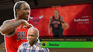 DEMAR DEROZAN DEEBO REPLICA BUILD EASTER EGG BUILD NBA2K23 [upl. by Ameline]