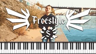 Synthesia Piano Tutorial Freestyle de lautodérision Squeezie  Piano Arrangement [upl. by Laughlin307]