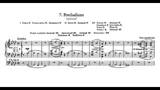 Liszt Requiem für Orgel  7 Postludium [upl. by Magbie]