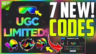 NEW ALL WORKING CODES FOR UGC LIMITED IN NOVEMBER 2024 ROBLOX UGC LIMITED CODES [upl. by Flo]