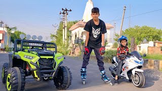 Monster Truck Vs Scates 😃 Kon Jeetega [upl. by Ysnil]