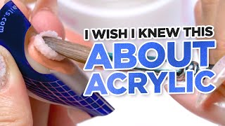 Things I Wish I Knew About Acrylic As A Beginner Nail Tech [upl. by Ecidnacal163]