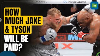 Jake Paul Vs Mike Tyson How Much Money Boxers Made From The Bout  Total Net Worth [upl. by Adnaloy]